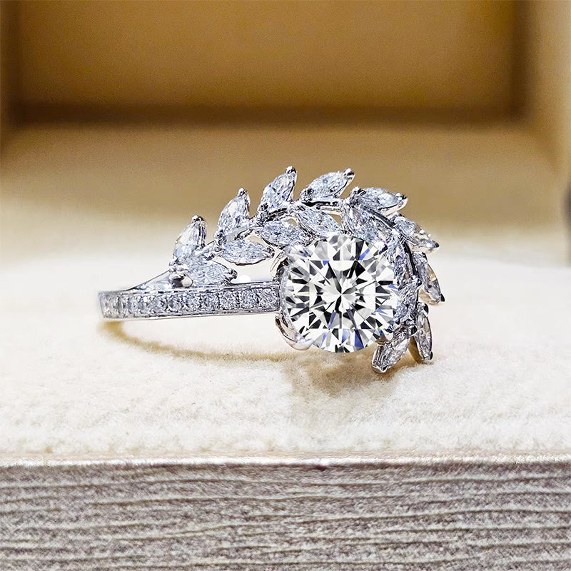 Anillo con diamante (2.356 ct)