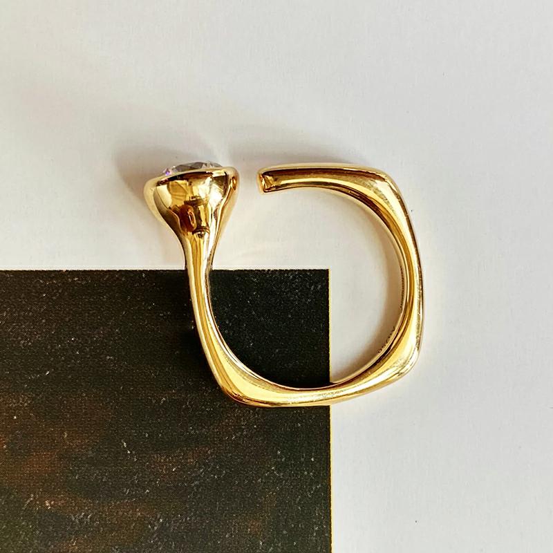 Anillo con diamante (1.01 ct)