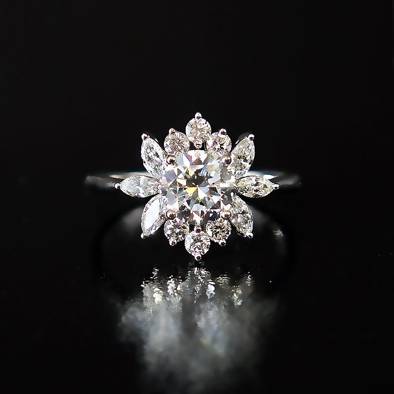 Anillo con diamante (1.773 ct)