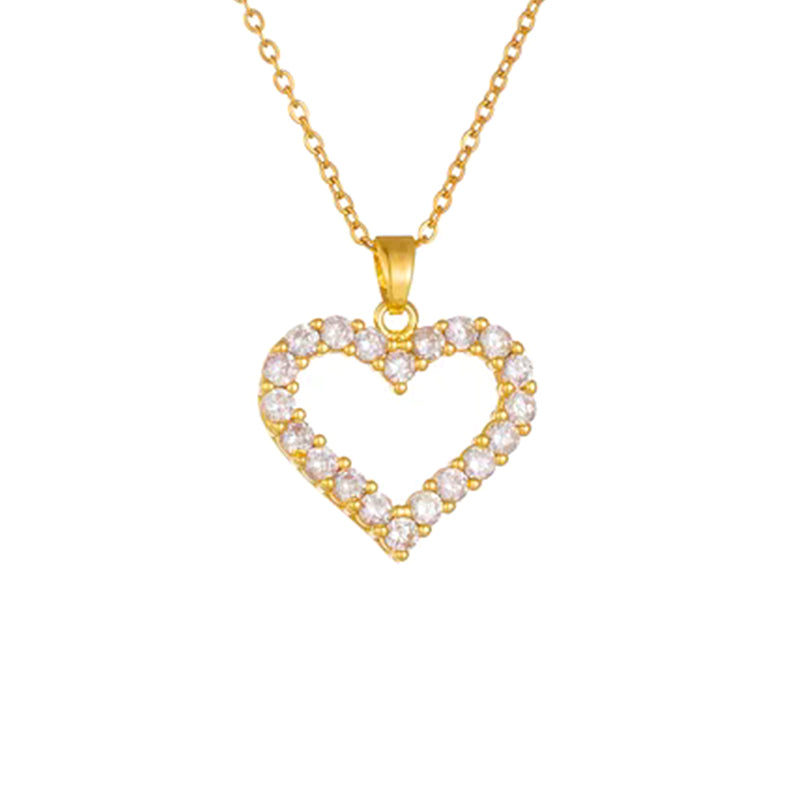 Cadena con dije con diamante (0.301 ct- 0.577 ct)