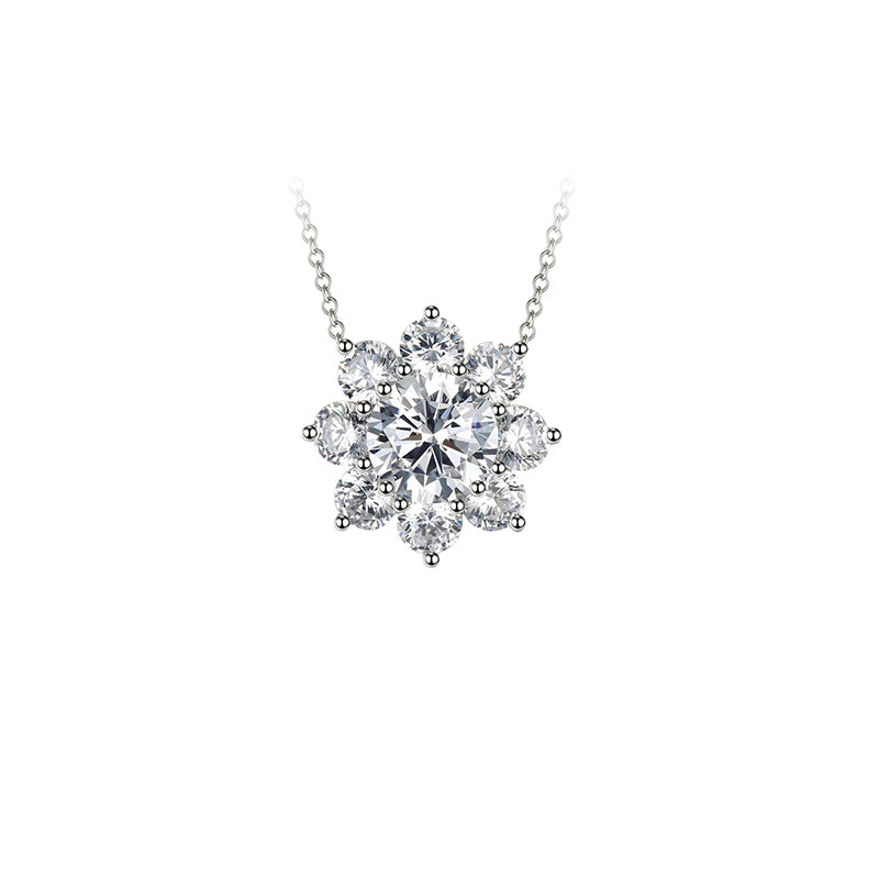 Cadena con dije con diamante (1.376 ct- 3.724 ct)
