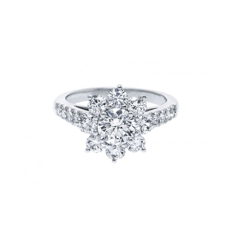 Anillo con diamante (1.405 ct- 1.445 ct)