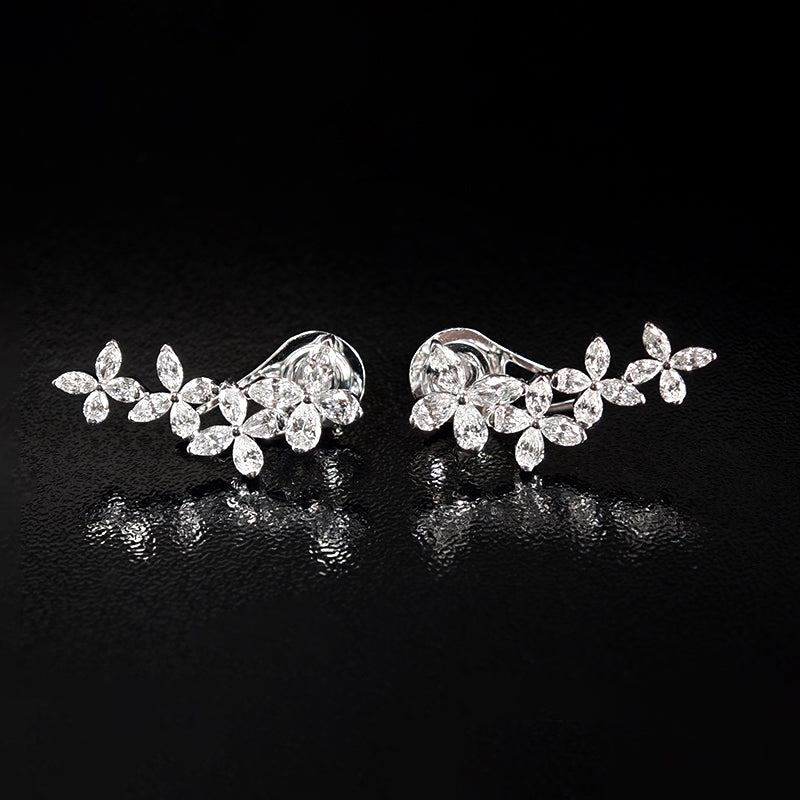 Broqueles con diamante (2.494 ct- 2.524 ct)