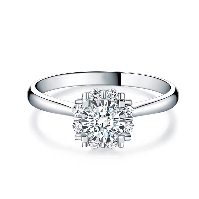 Anillo con diamante (1.004 ct- 1.481 ct)