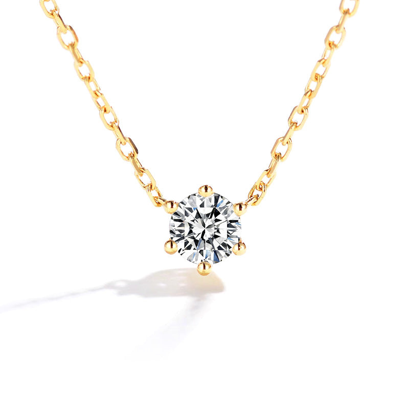 Cadena con dije con diamante (0.601 ct- 0.615 ct)