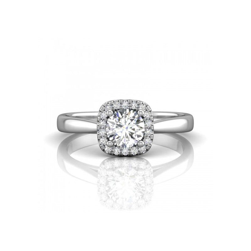 Anillo con diamante (0.597 ct- 0.643 ct)