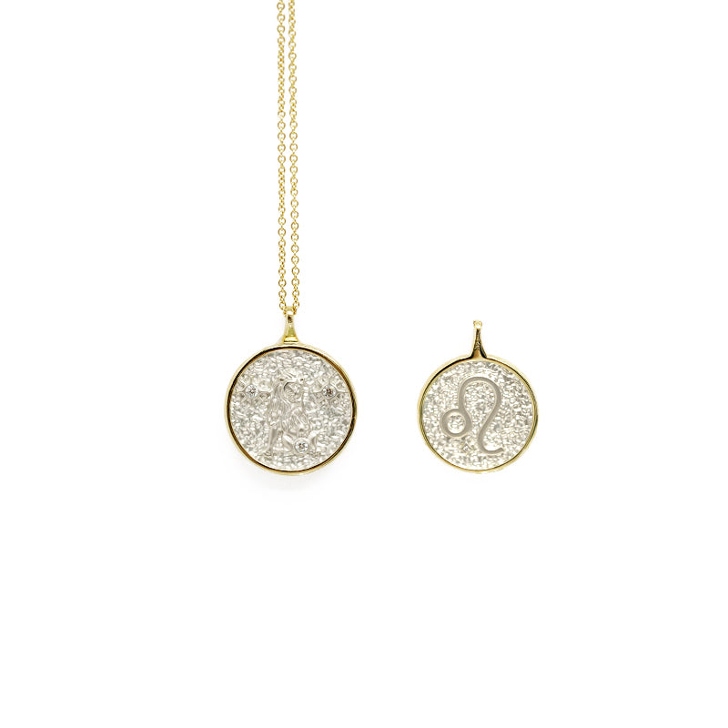 Cadena con dije con diamante (0.247 ct)
