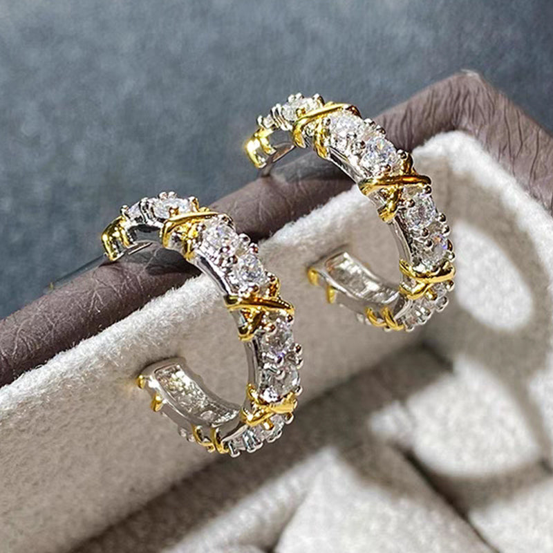 Broqueles con diamante (1.308 ct)