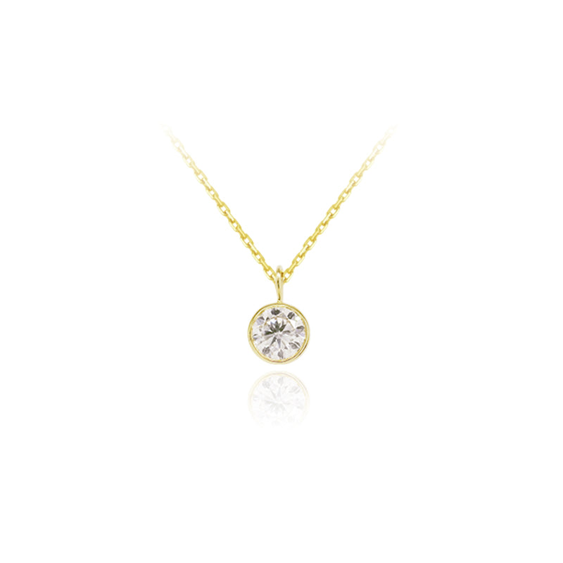 Cadena con dije con diamante (0.53 ct)