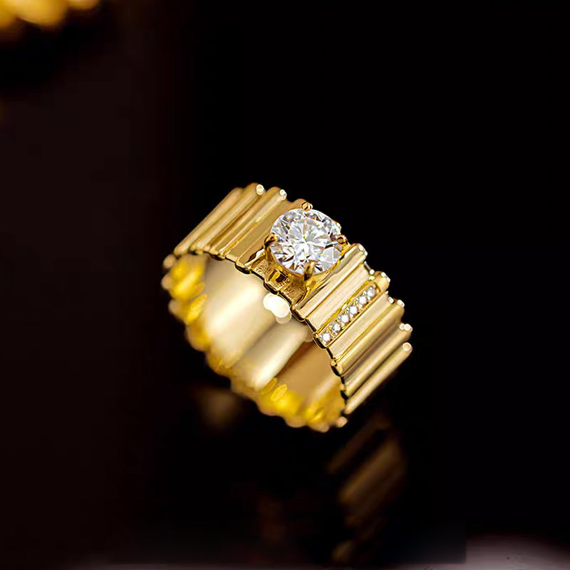 Anillo con diamante (2.462 ct)