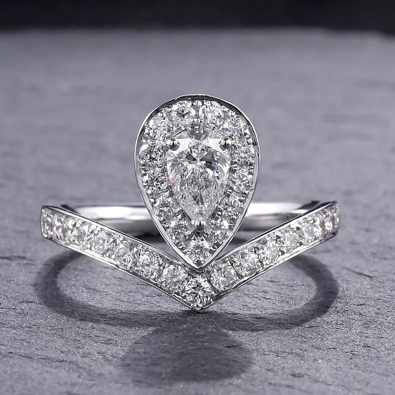Anillo con diamante (1.062 ct- 1.077 ct)