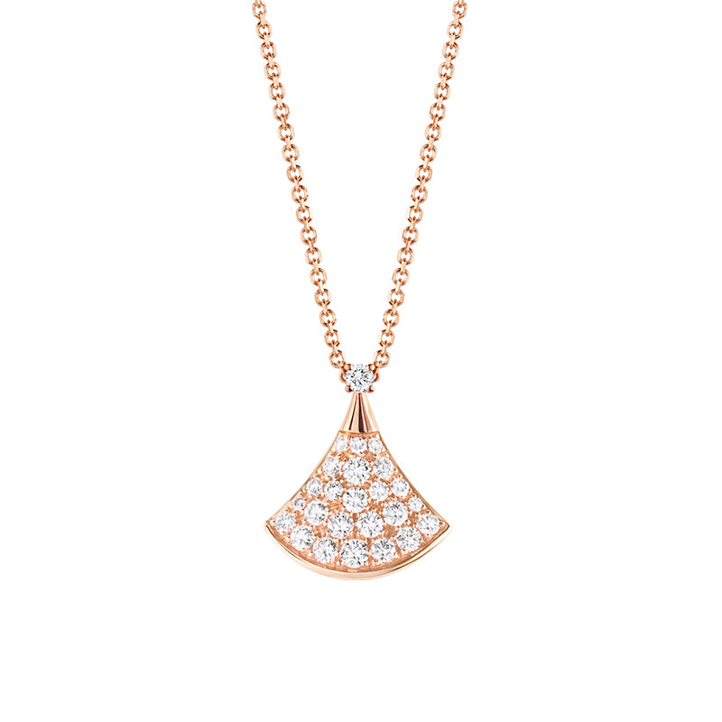 Cadena con dije con diamante (0.467 ct)