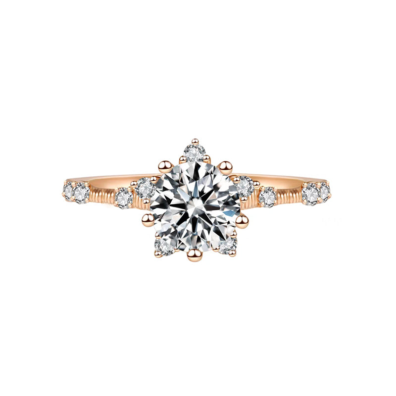 Anillo con diamante (1.646 ct)