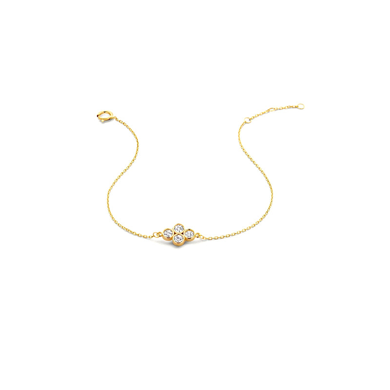 Pulso con charm con diamante (0.214 ct- 0.742 ct)