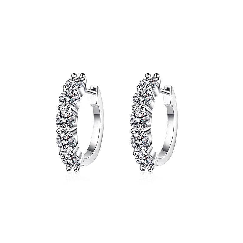 Arracadas con diamante (0.853 ct)