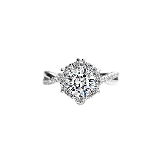 Anillo con diamante (0.789 ct- 0.989 ct)