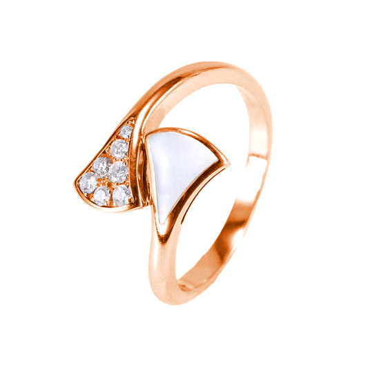 Churumbela con diamantes redondos (0.107 ct)