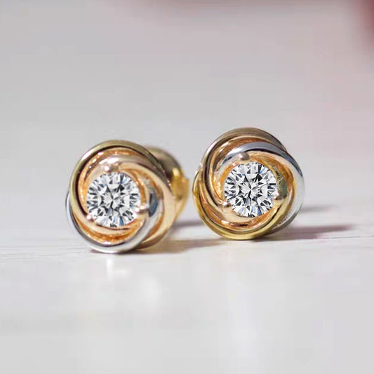 Broqueles con diamante (0.557 ct- 0.572 ct)