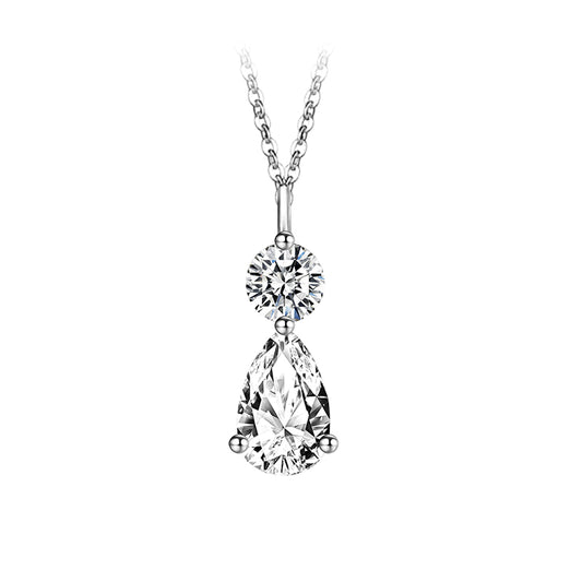 Cadena con dije con diamante (1.12 ct- 1.223 ct)