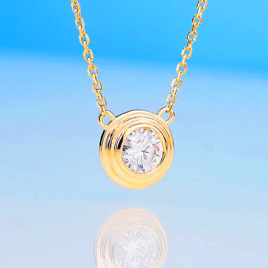 Cadena con dije con diamante (0.2 ct- 0.491 ct)