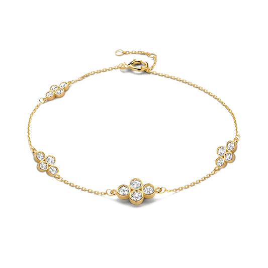 Pulso con charm con diamante (0.742 ct)