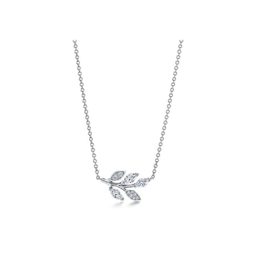 Cadena con dije con diamante (0.357 ct)