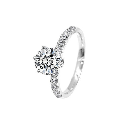 Anillo con diamante redondo (1.899 ct- 2.483 ct)