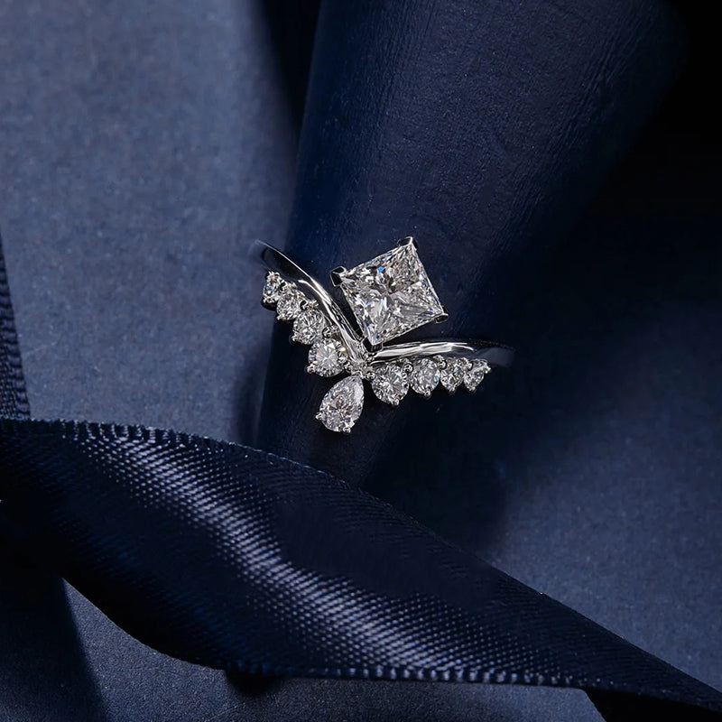 Anillo con diamante (1.18 ct- 1.239 ct)