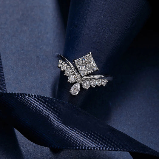 Anillo con diamante (1.18 ct- 1.239 ct)