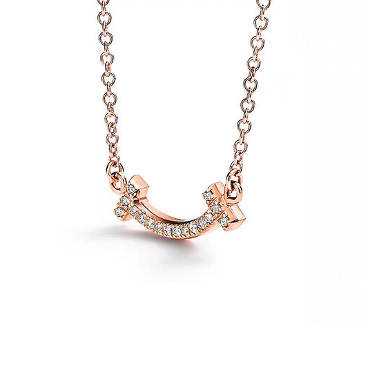 Cadena con dije con diamante (0.037 ct)
