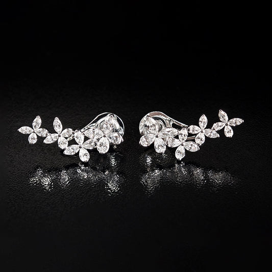 Broqueles con diamante (2.494 ct- 2.524 ct)