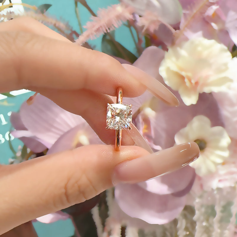 Anillo con diamante (1.056 ct- 1.448 ct)