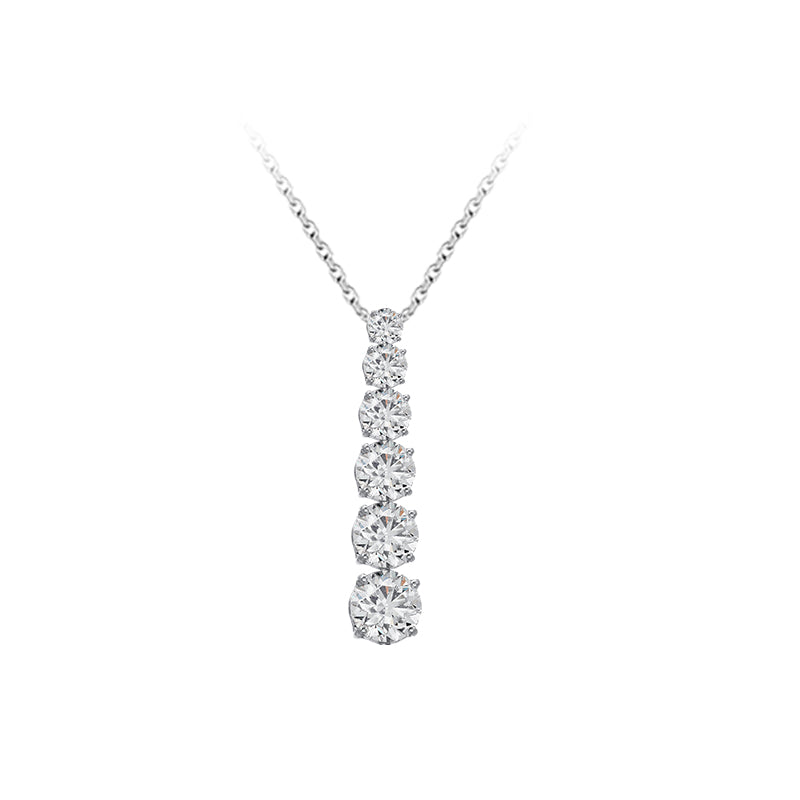 Cadena con dije con diamante (0.811 ct)