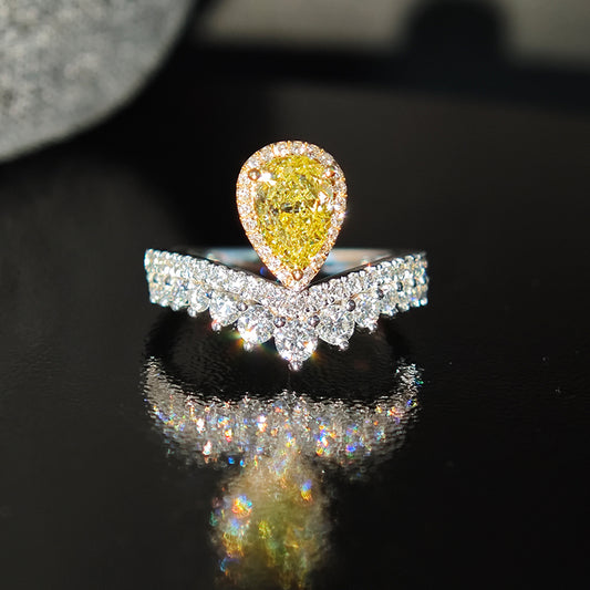 Churumbela con diamante (1.858 ct)