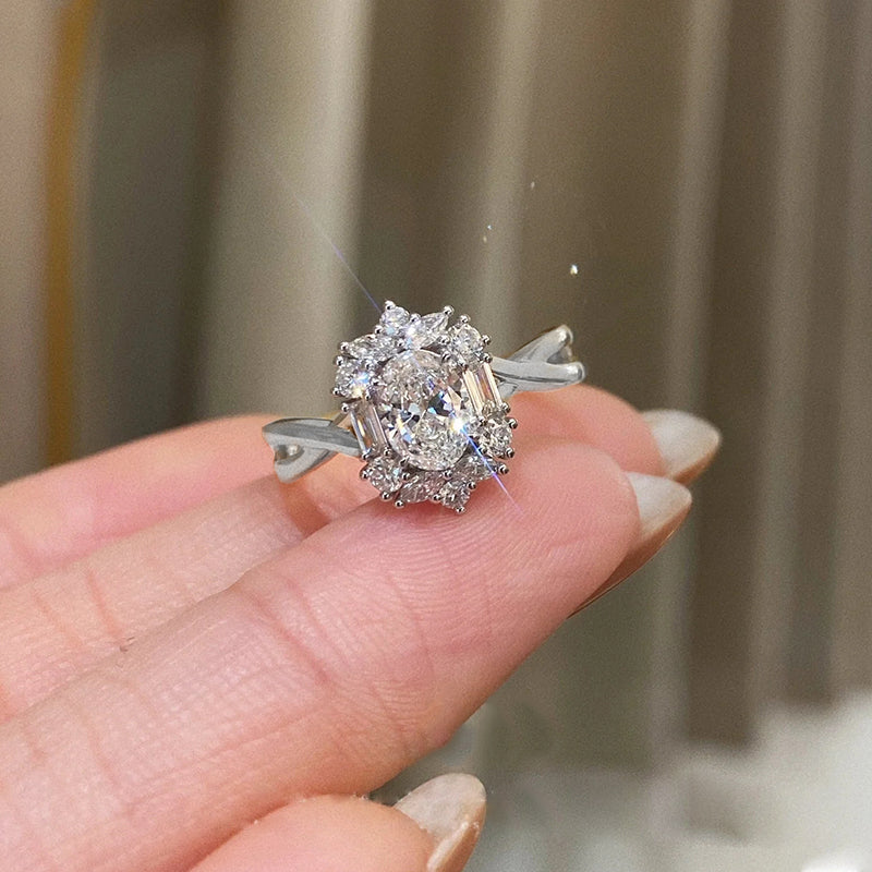 Anillo con diamante (0.802 ct- 1.454 ct)