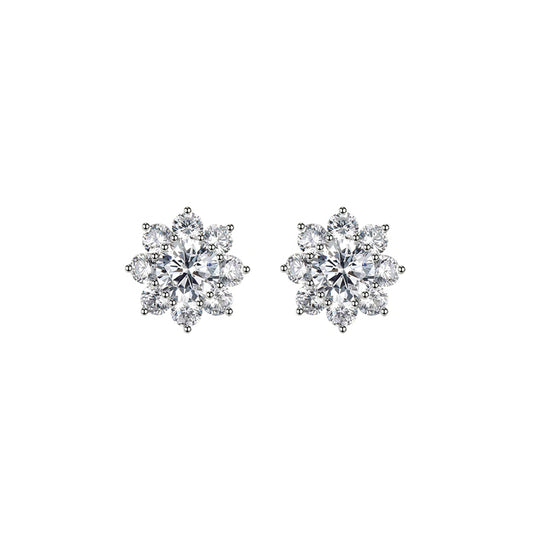 Broqueles con diamante (1.314 ct- 1.396 ct)