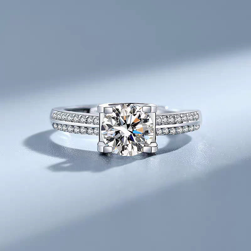 Anillo con diamante (2.419 ct)