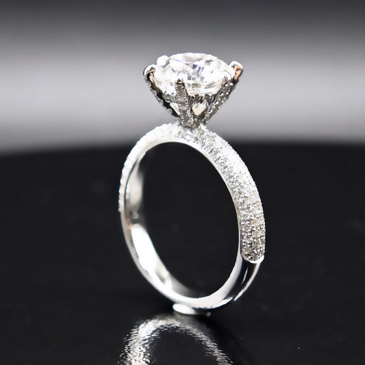 Anillo con diamante (2.712 ct- 3.155 ct)