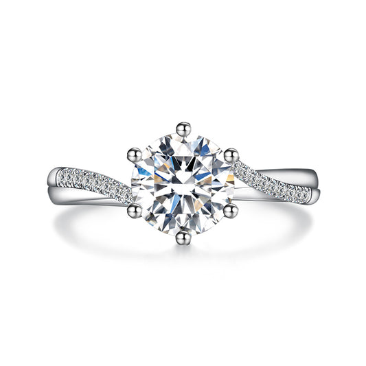 Anillo con diamante (1.129 ct)