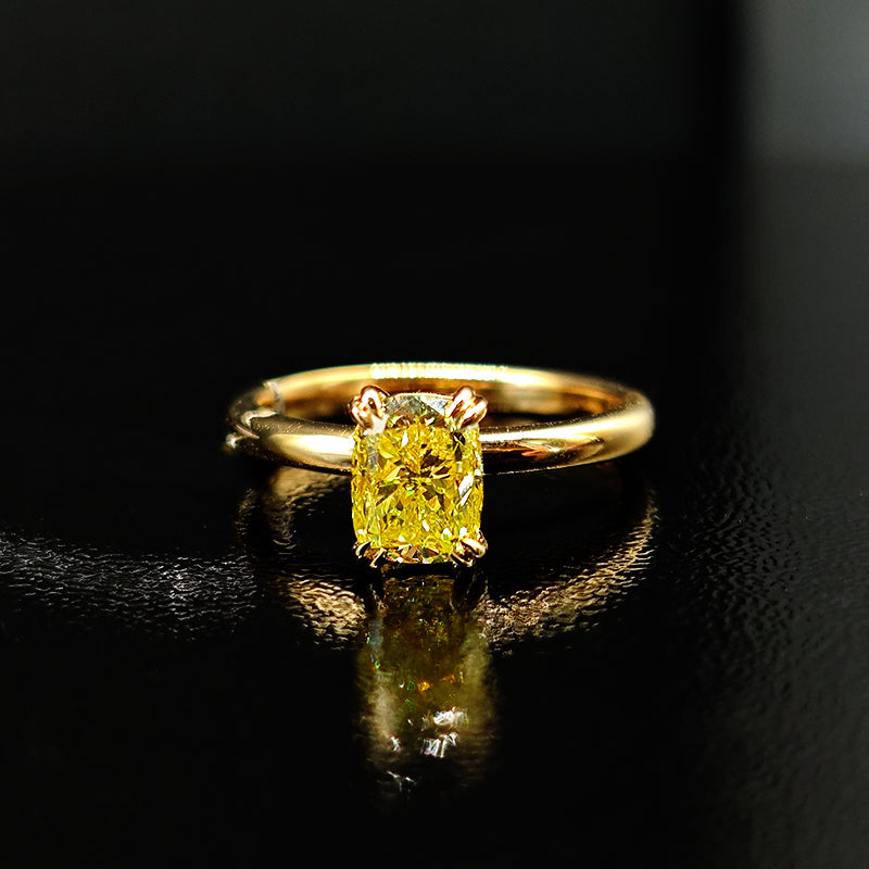 Anillo con diamante (1.529 ct)