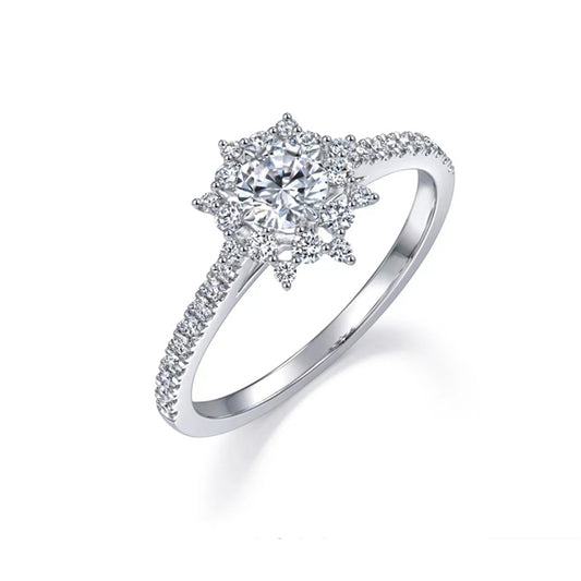 Anillo con diamante (1.067 ct- 1.718 ct)