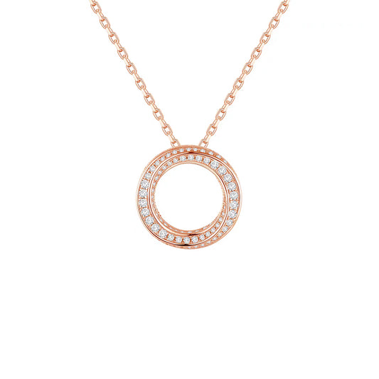 Cadena con dije con diamante (0.656 ct)
