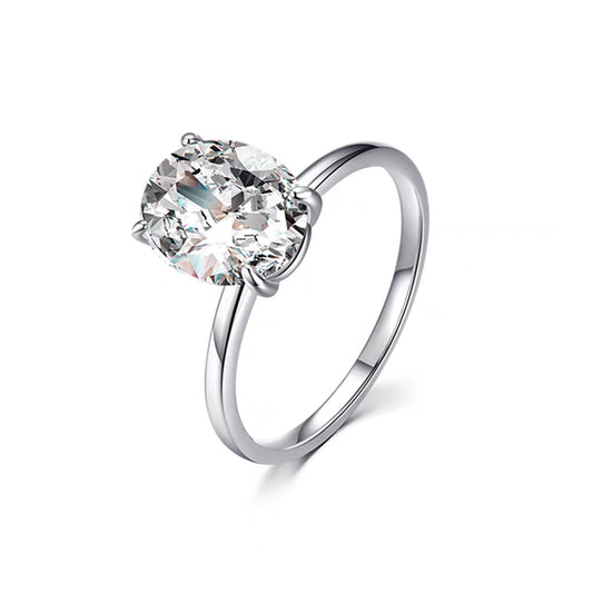 Anillo con diamante ovalado (1.502 ct- 1.522 ct)