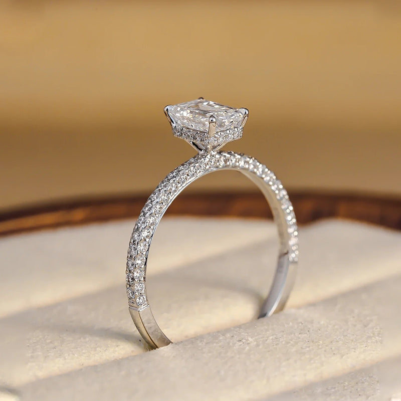 Anillo con diamante (2.0 ct)