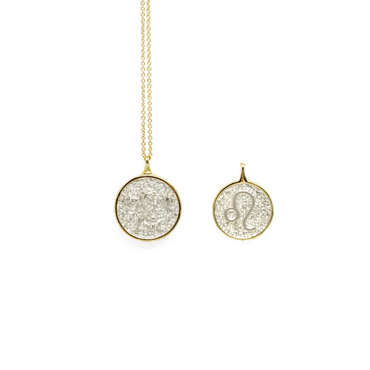 Cadena con dije con diamante (0.247 ct)
