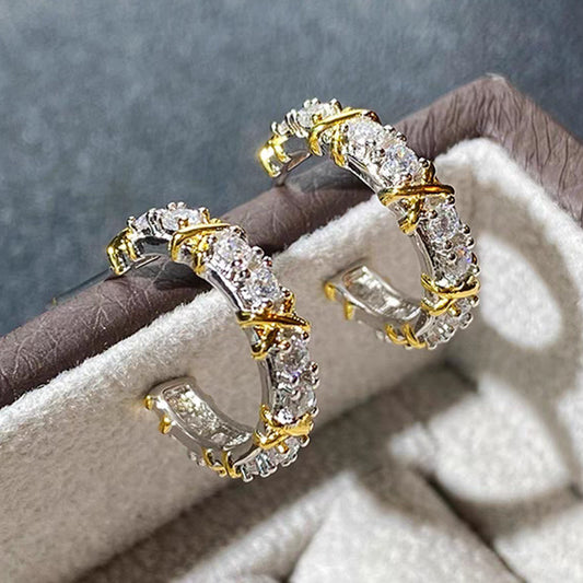 Broqueles con diamante (1.308 ct)