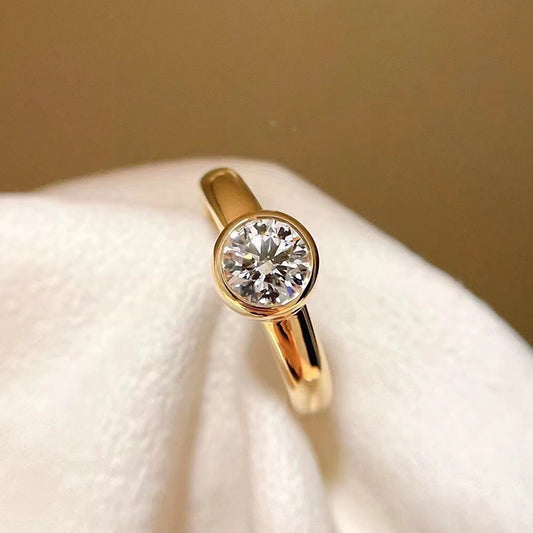 Anillo con diamante (1.07 ct)