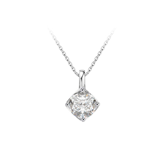 Cadena con dije con diamante (1.0 ct- 1.1 ct)