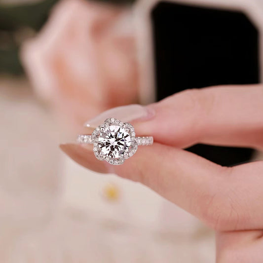 Anillo con diamante (1.025 ct- 1.517 ct)