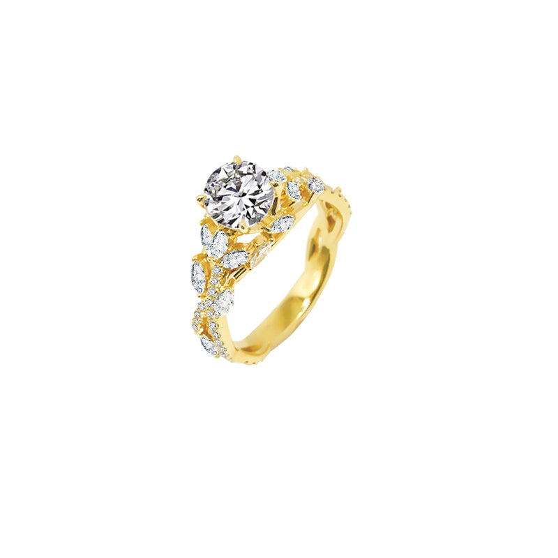Anillo con diamante (2.575 ct- 2.585 ct)